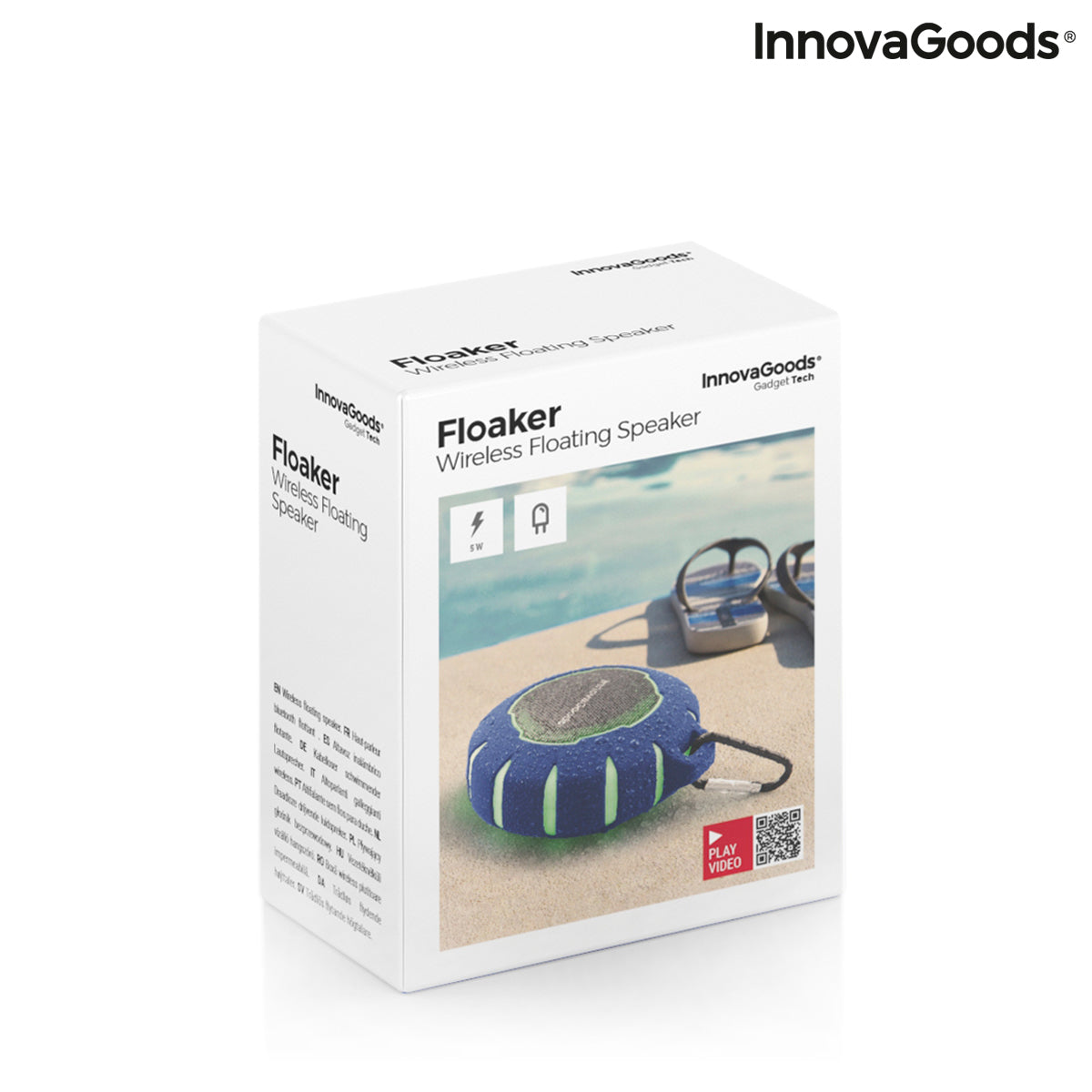 Schwimmender Kabelloser LED-Lautsprecher Floaker InnovaGoods