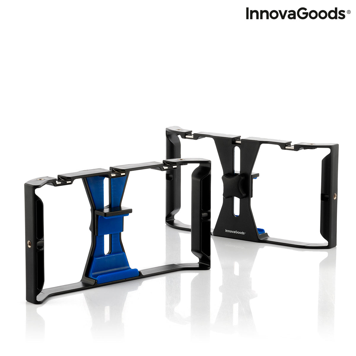 InnovaGoods Stafect Smartphone-Halterung mit zwei Griffen und Stativbefestigung