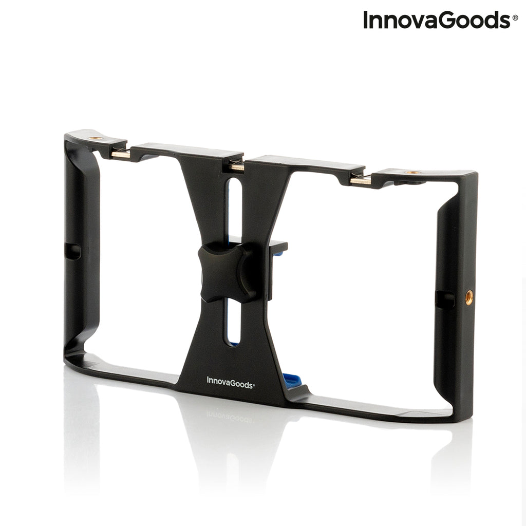 InnovaGoods Stafect Smartphone-Halterung mit zwei Griffen und Stativbefestigung