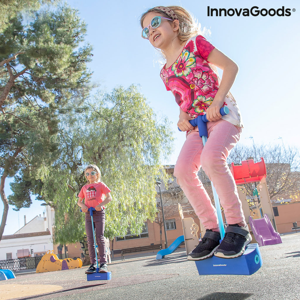 InnovaGoods Funp Pogo-Hüpfspielzeug mit Sound – Blau