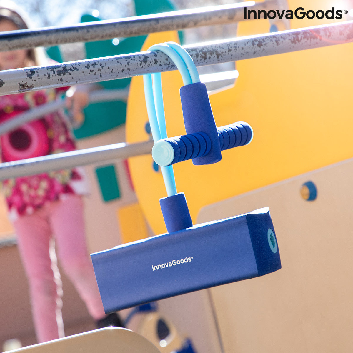 InnovaGoods Funp Pogo-Hüpfspielzeug mit Sound – Blau