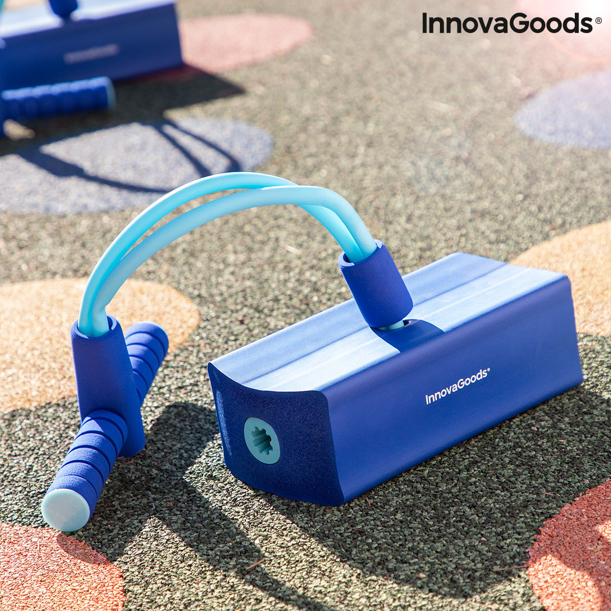 InnovaGoods Funp Pogo-Hüpfspielzeug mit Sound – Blau