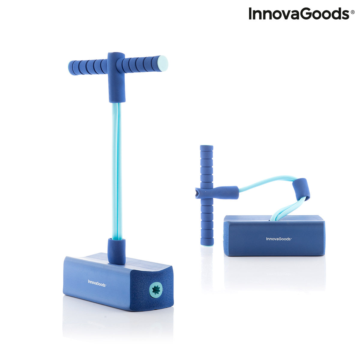 InnovaGoods Funp Pogo-Hüpfspielzeug mit Sound – Blau