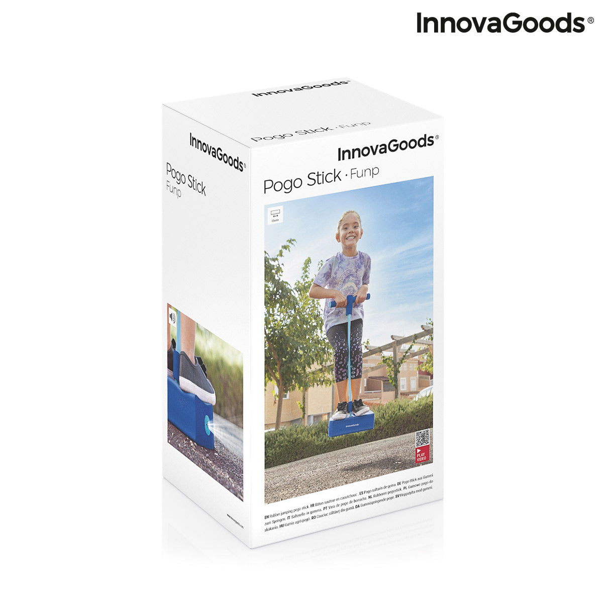 InnovaGoods Funp Pogo-Hüpfspielzeug mit Sound – Blau