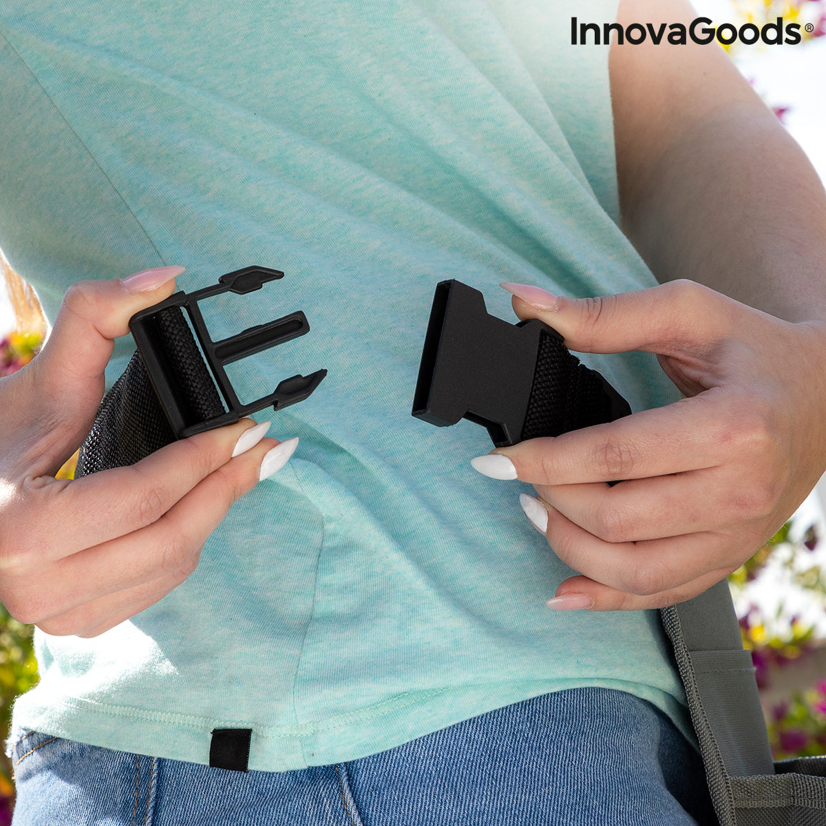 3-in-1 Klappbarer Gartenhocker mit Werkzeugtasche Situl InnovaGoods