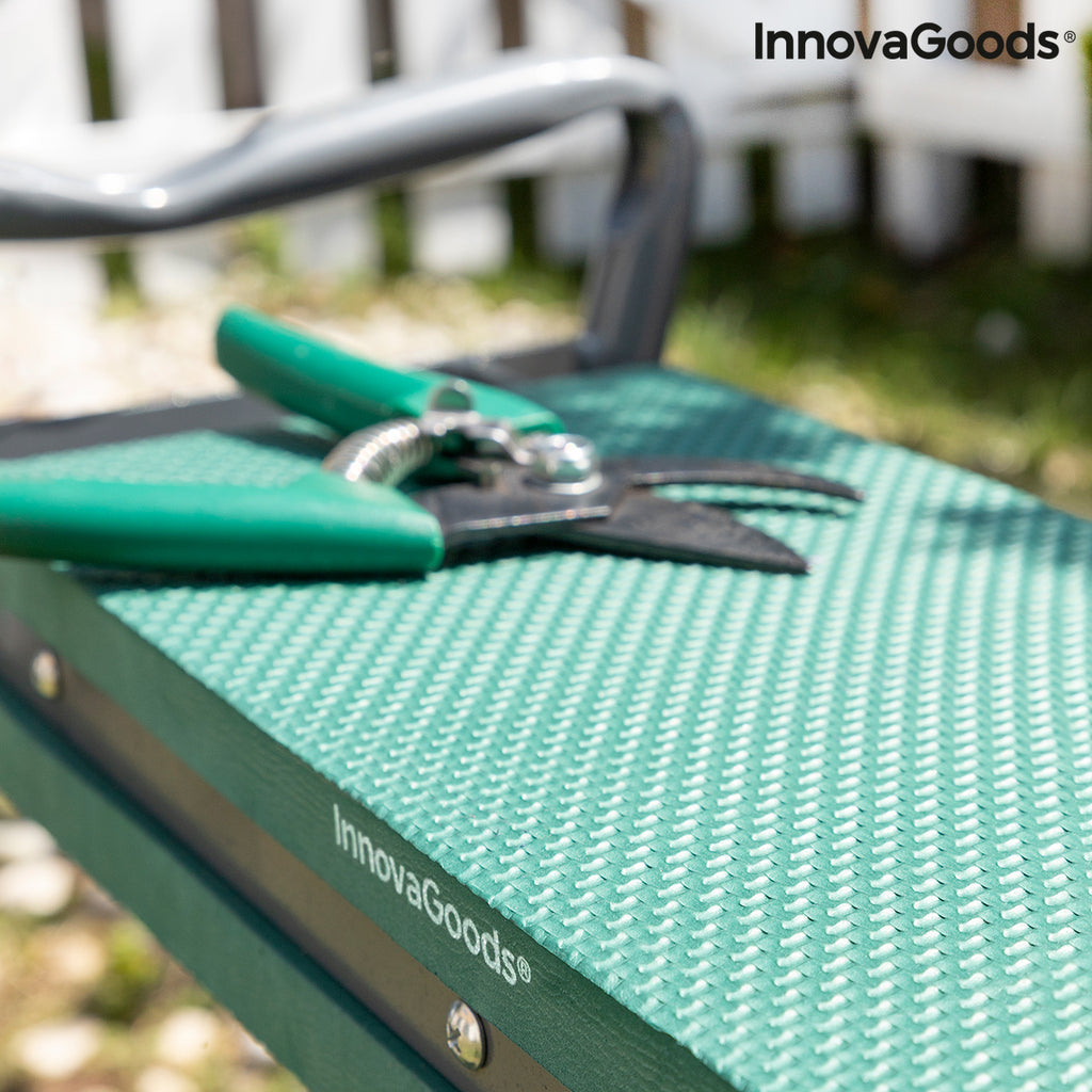 3-in-1 Klappbarer Gartenhocker mit Werkzeugtasche Situl InnovaGoods
