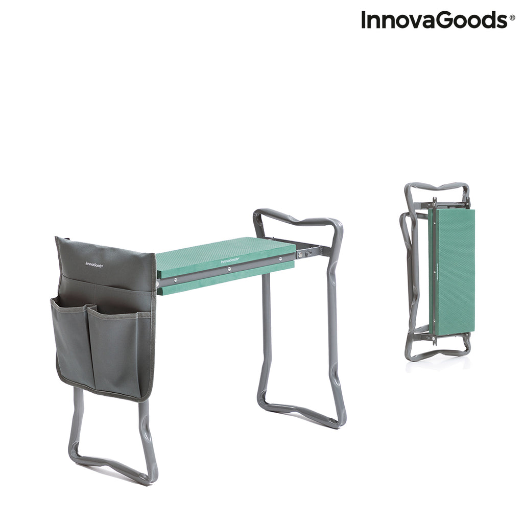 3-in-1 Klappbarer Gartenhocker mit Werkzeugtasche Situl InnovaGoods