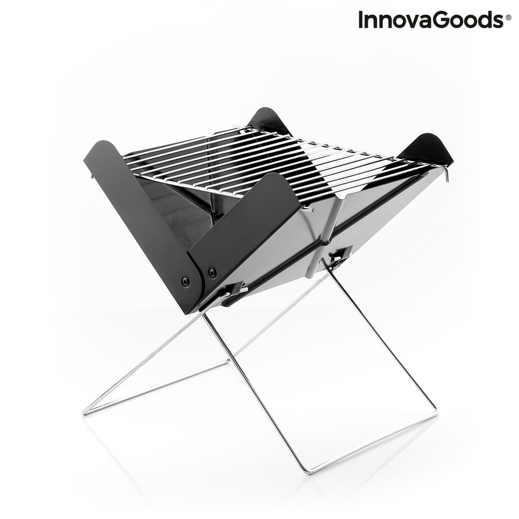 Mini-Klapptisch-Holzkohlegrill Foldecue InnovaGoods