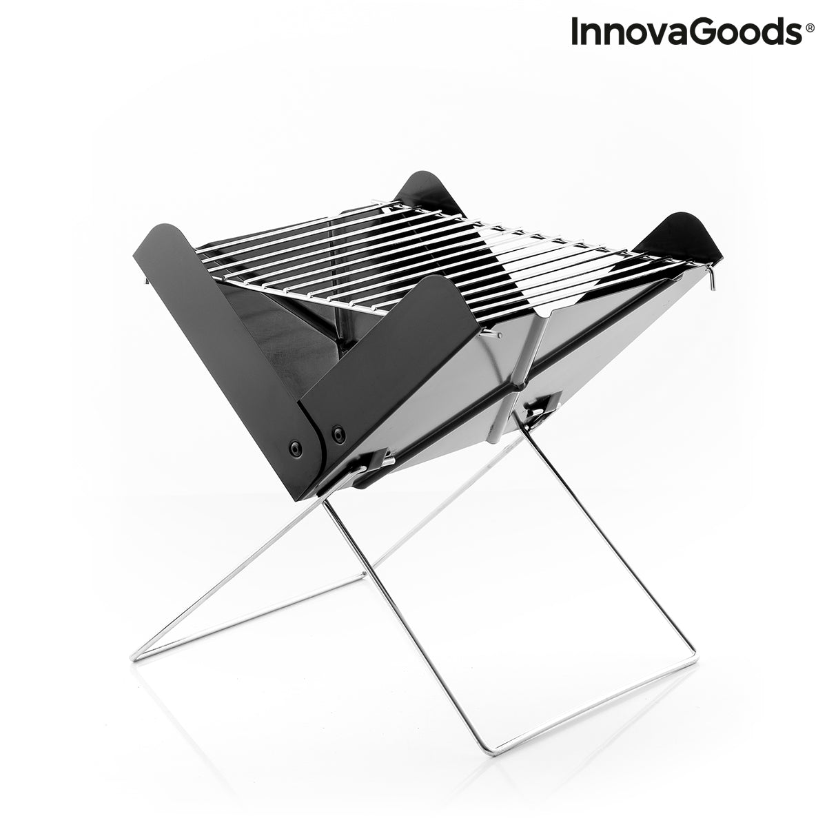 Mini-Klapptisch-Holzkohlegrill Foldecue InnovaGoods