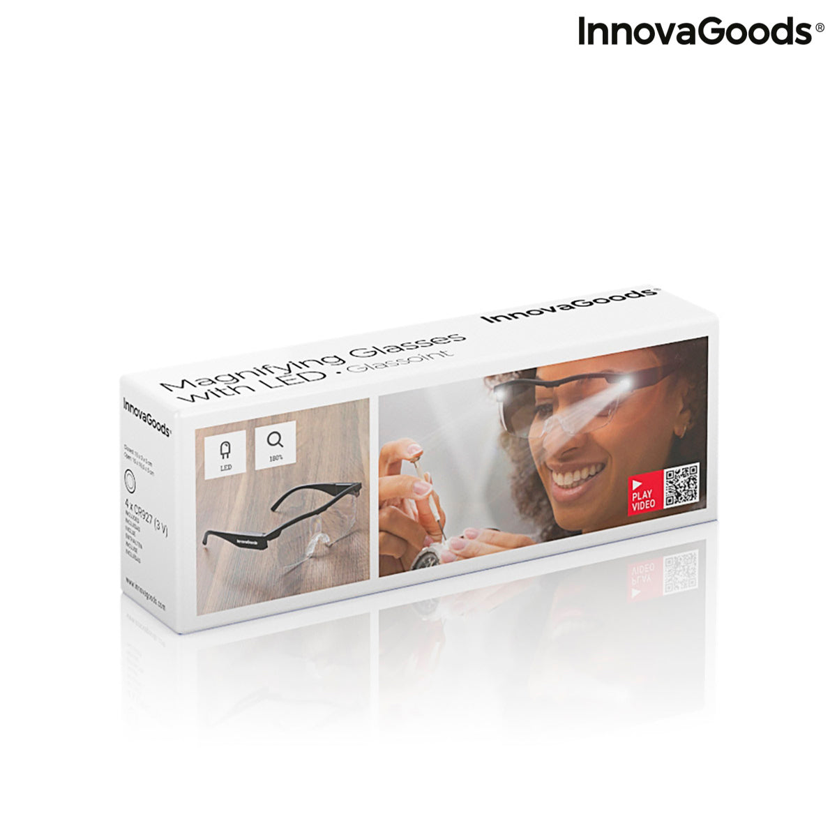 Vergrößerungsbrille mit LED Glassoint InnovaGoods