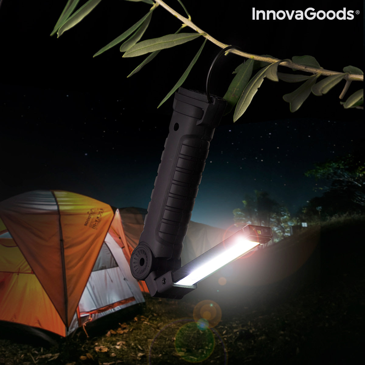 5-in-1 Wiederaufladbare Magnetische LED-Taschenlampe Litooler InnovaGoods