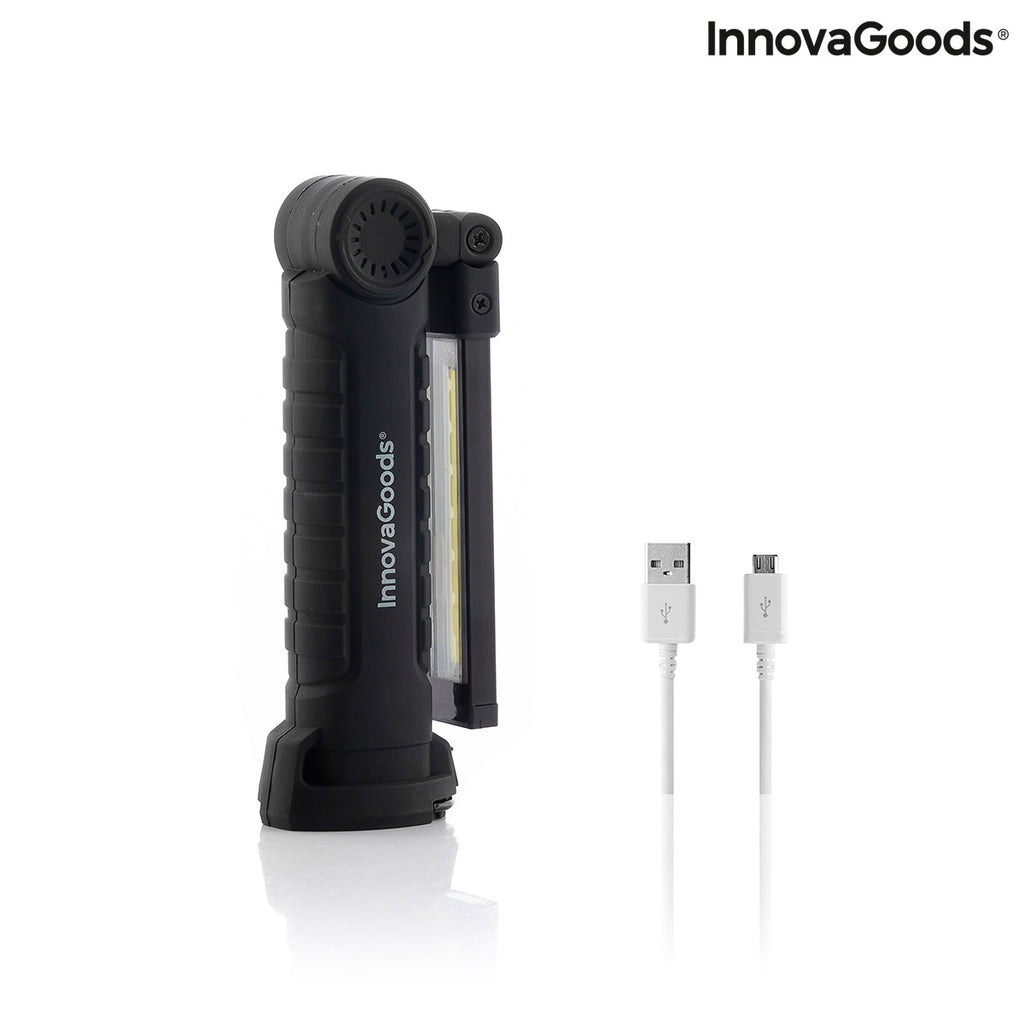 5-in-1 Wiederaufladbare Magnetische LED-Taschenlampe Litooler InnovaGoods