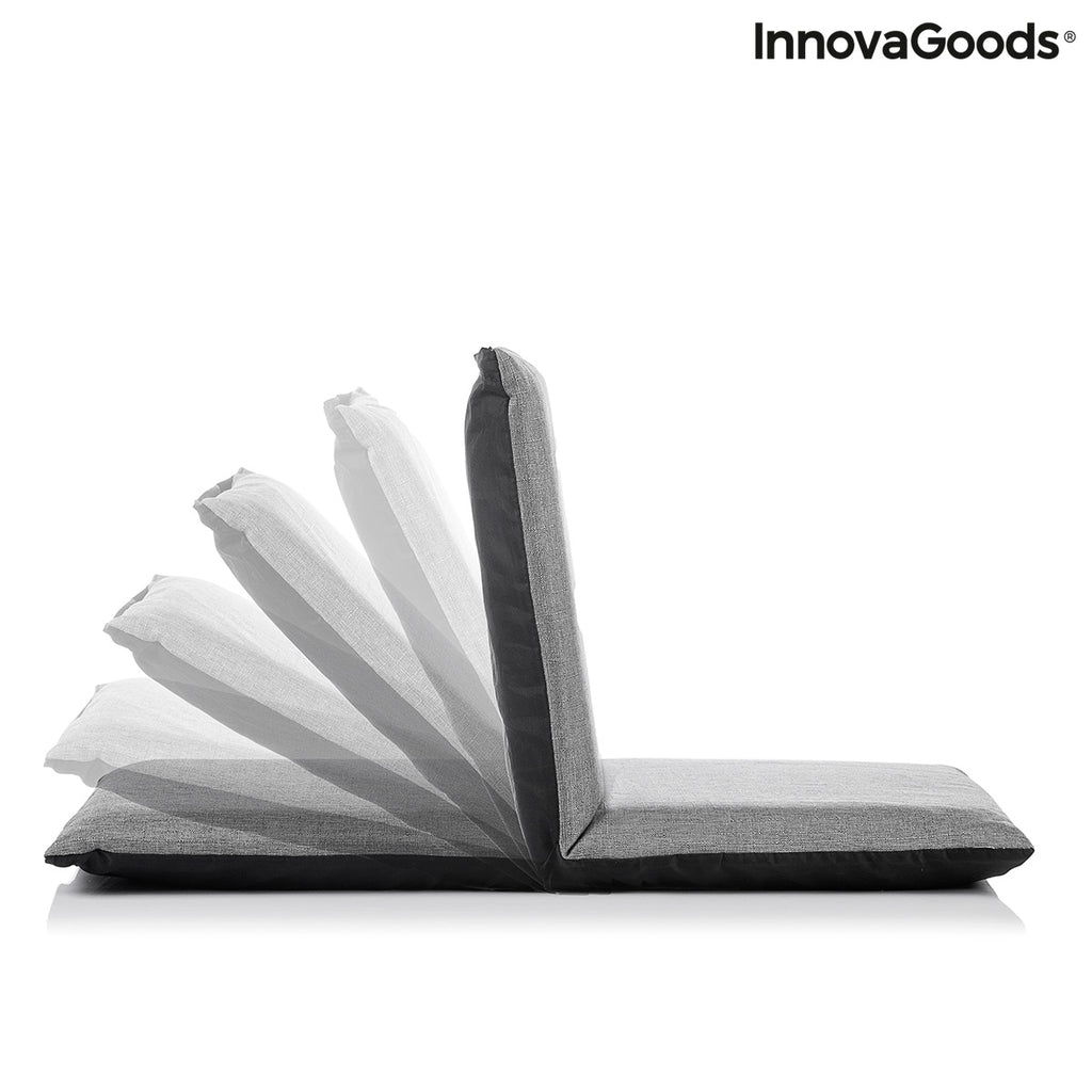 InnovaGoods Sitinel Bodenstuhl mit verstellbarer Rückenlehne – 6 Positionen