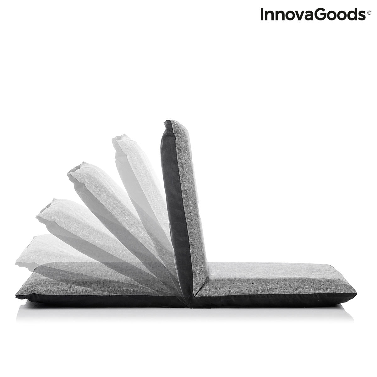 InnovaGoods Sitinel Bodenstuhl mit verstellbarer Rückenlehne – 6 Positionen