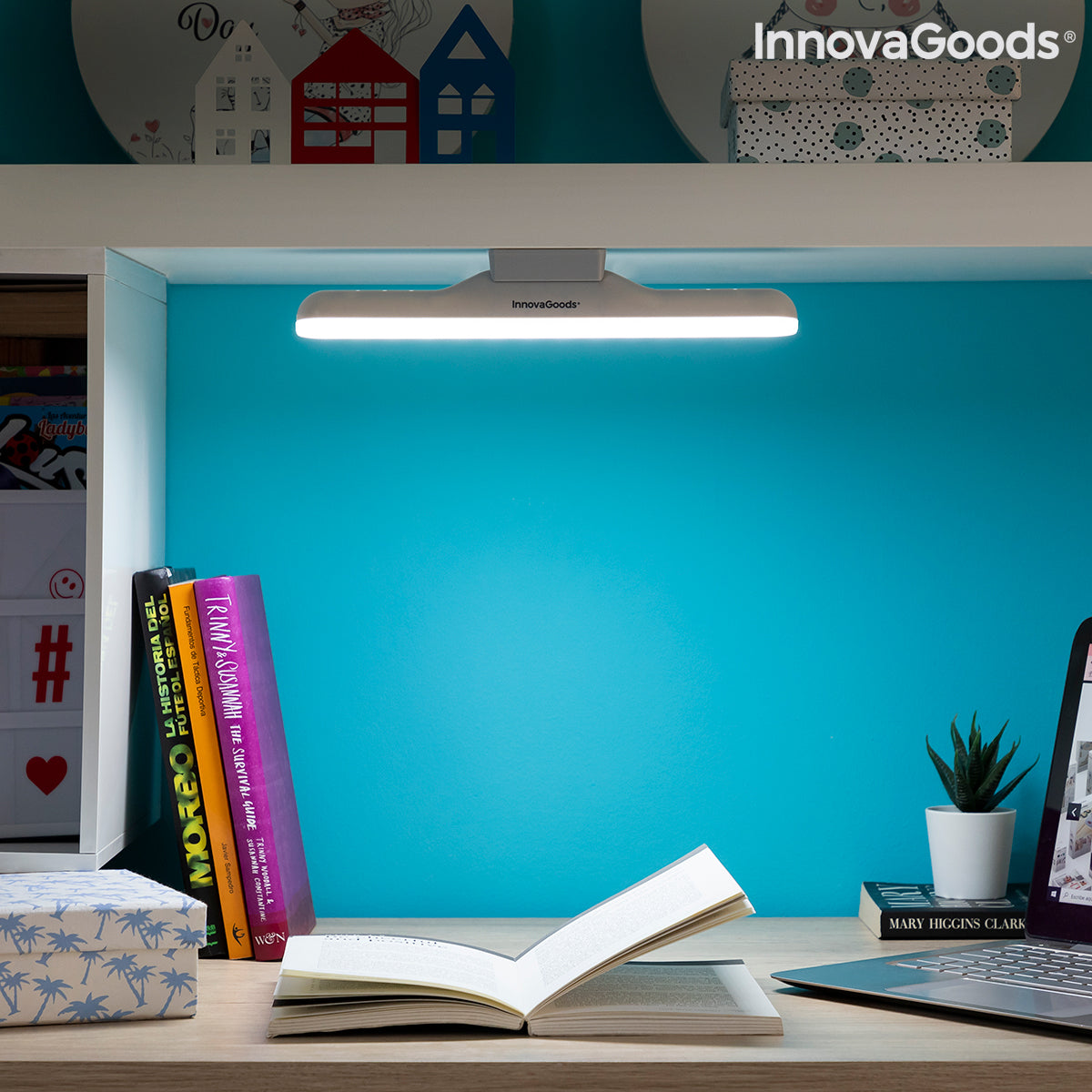 2-in-1 Wiederaufladbare Magnetische LED-Lampe Lamal InnovaGoods