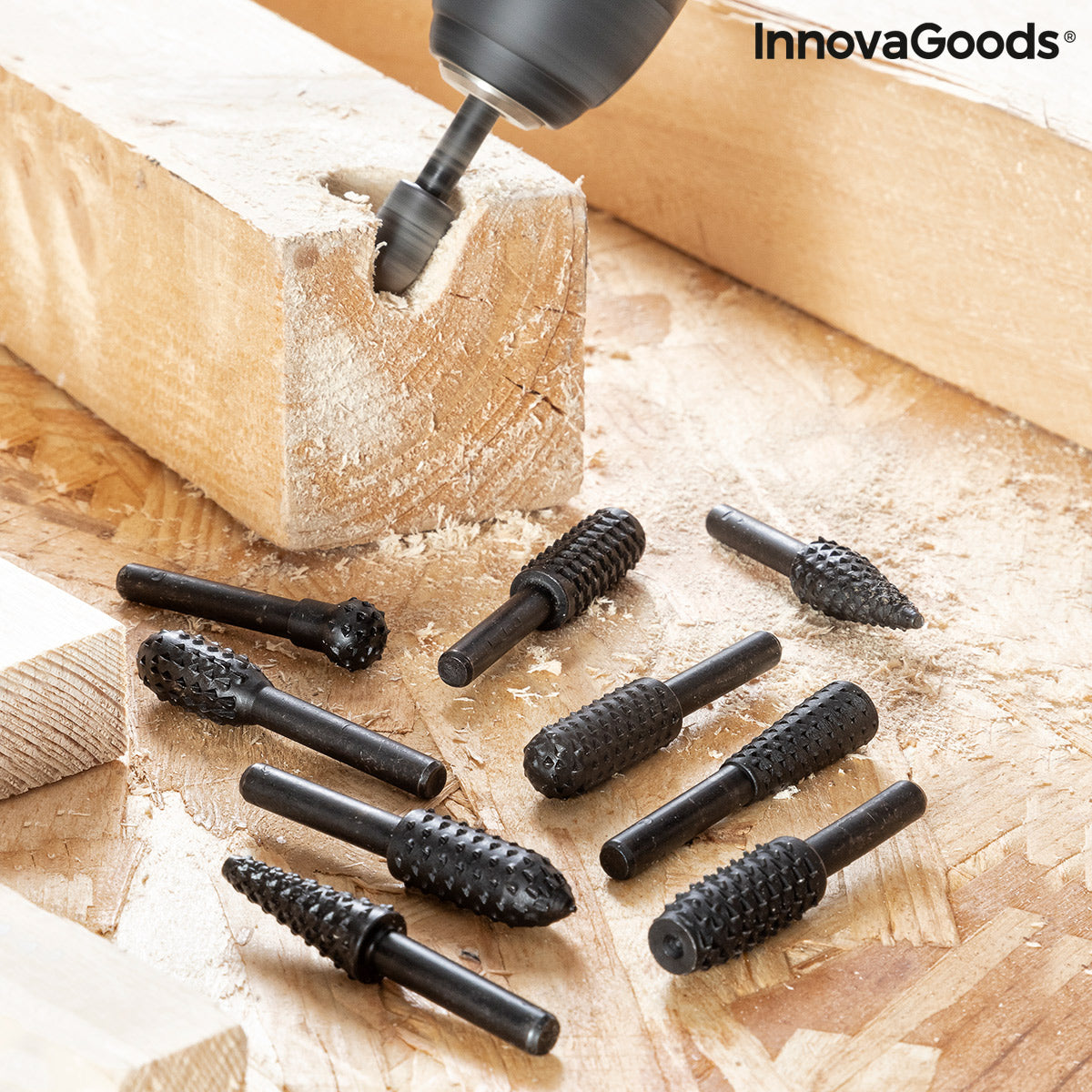 Bohrer-Aufsatz-Set Driwills InnovaGoods 10-teilig
