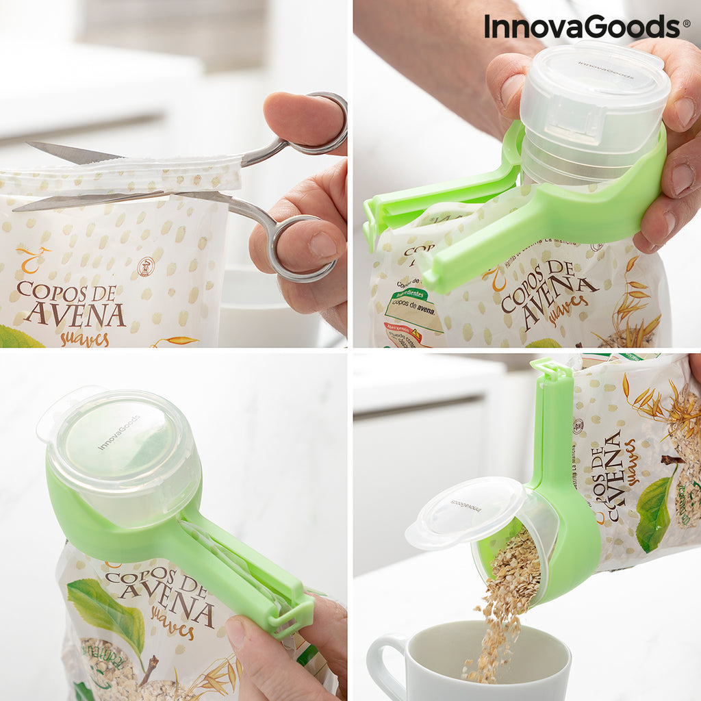 Beutelclips mit Ausgießer Distwis InnovaGoods 4er-Set