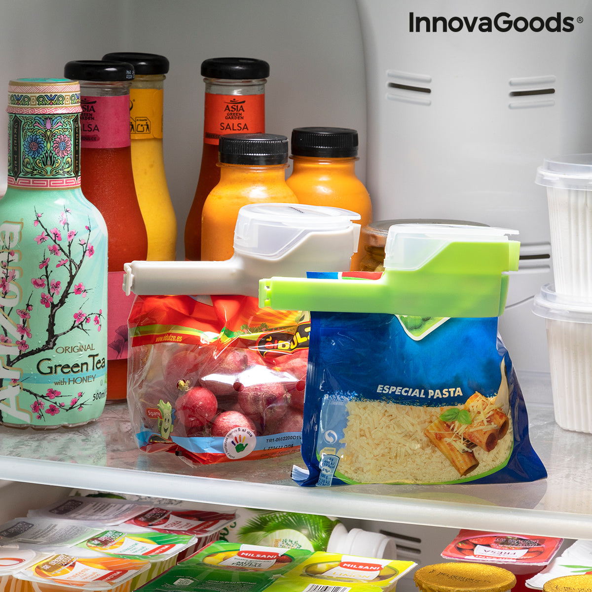 Beutelclips mit Ausgießer Distwis InnovaGoods 4er-Set