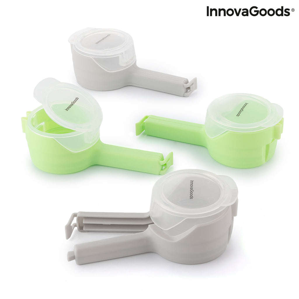 Beutelclips mit Ausgießer Distwis InnovaGoods 4er-Set