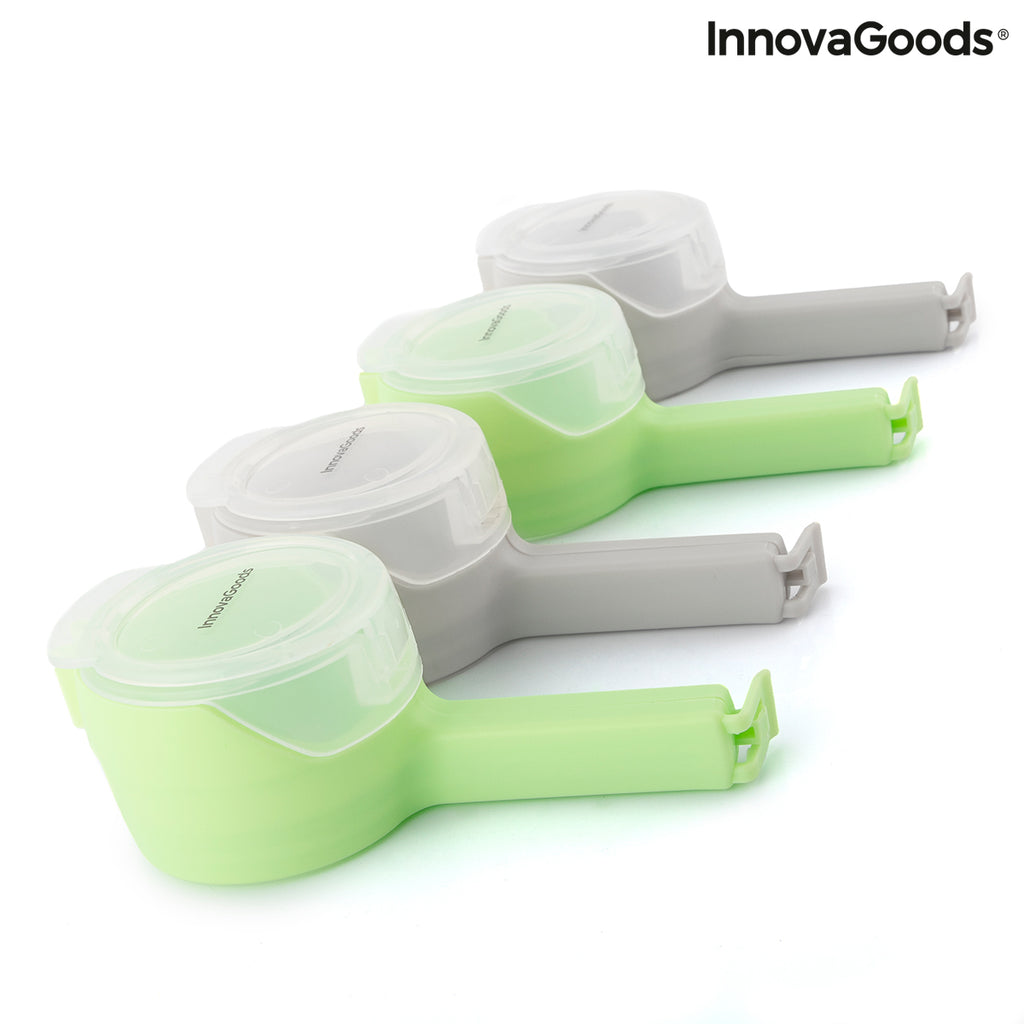 Beutelclips mit Ausgießer Distwis InnovaGoods 4er-Set