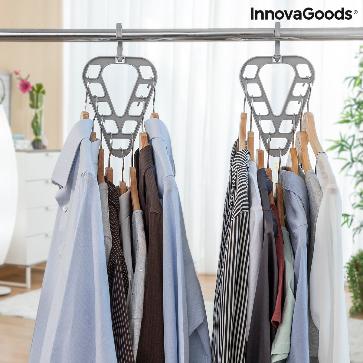 Kleiderbügel-Organizer-Set Orzer InnovaGoods 2er-Set