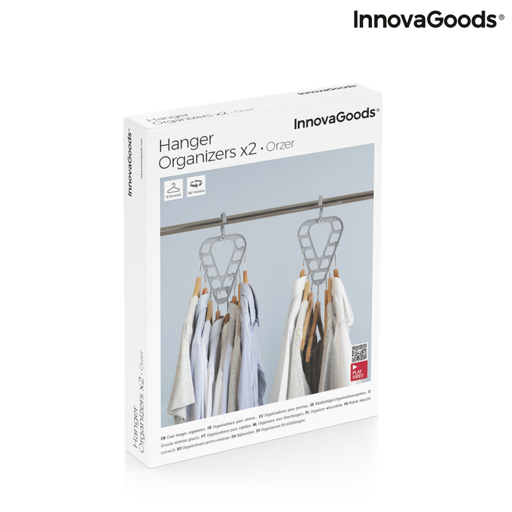 Kleiderbügel-Organizer-Set Orzer InnovaGoods 2er-Set