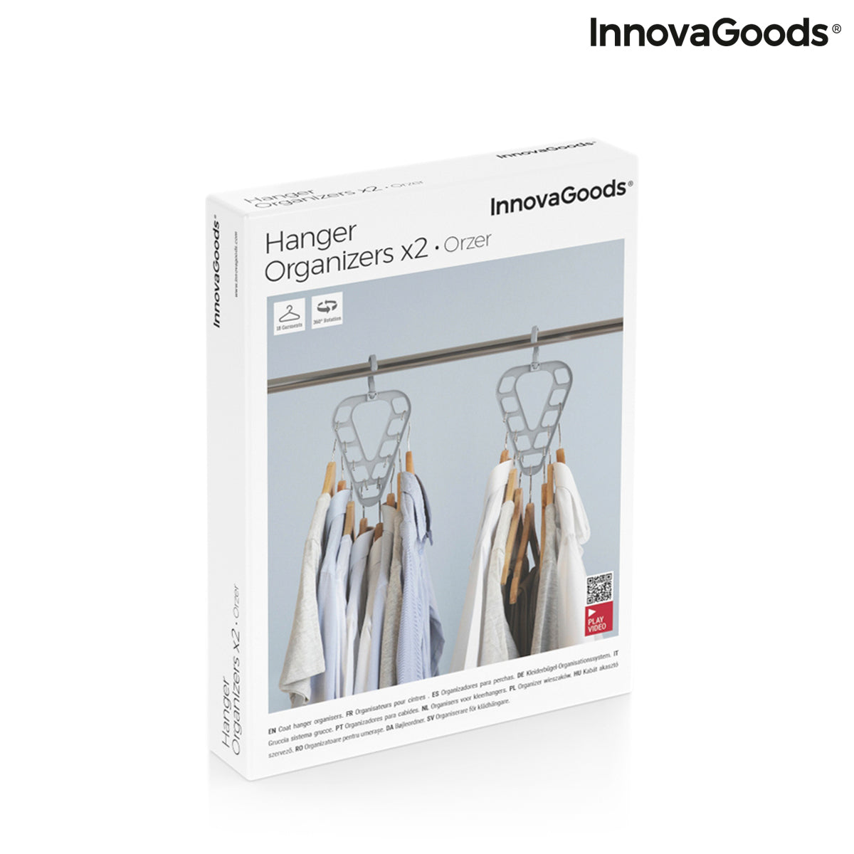 Kleiderbügel-Organizer-Set Orzer InnovaGoods 2er-Set