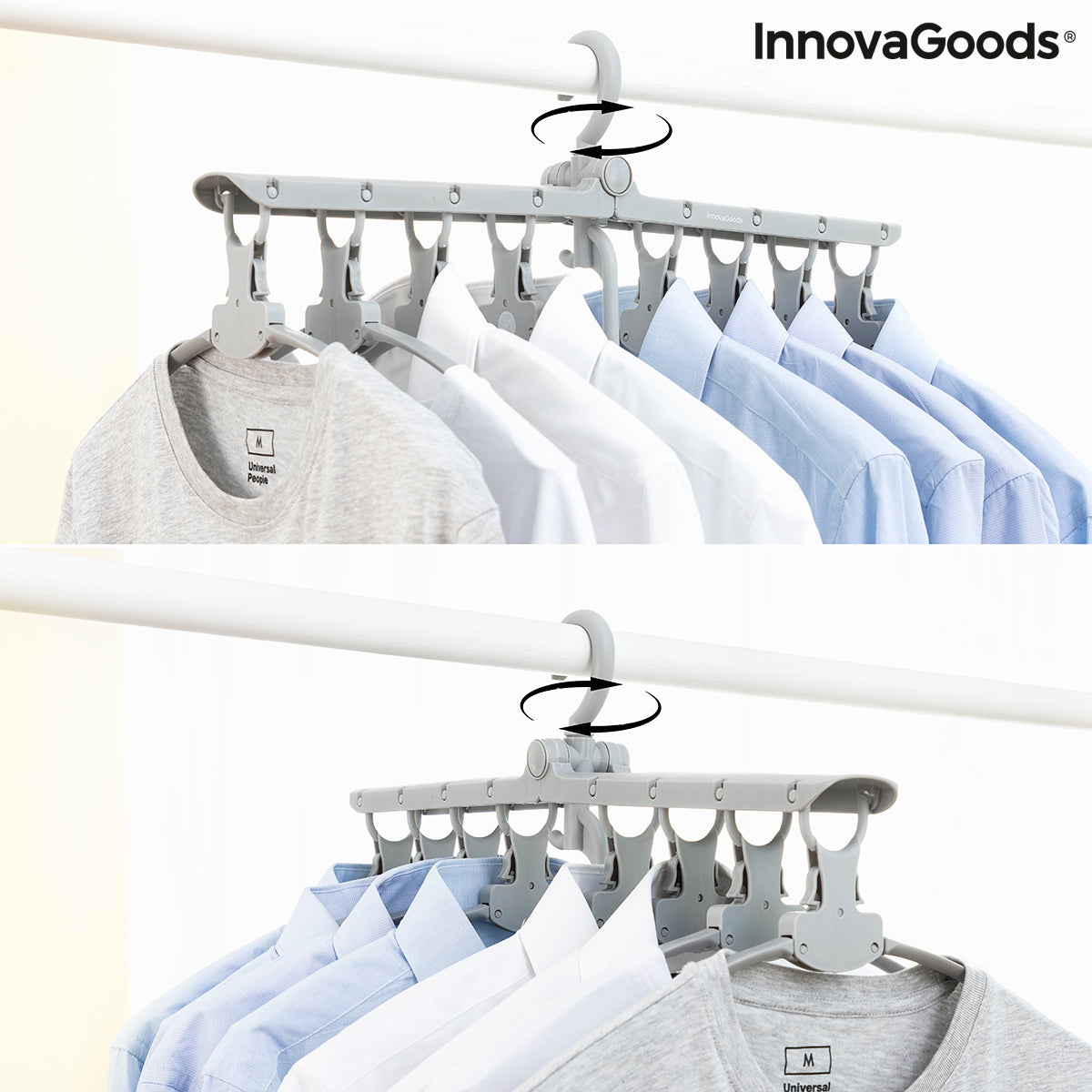 8-in-1 Mehrfachkleiderbügel Spavver InnovaGoods
