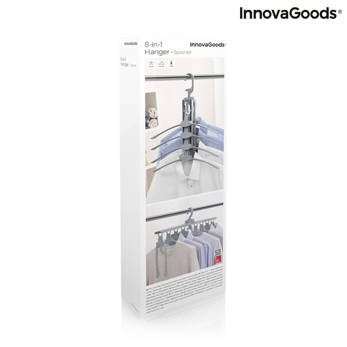 8-in-1 Mehrfachkleiderbügel Spavver InnovaGoods