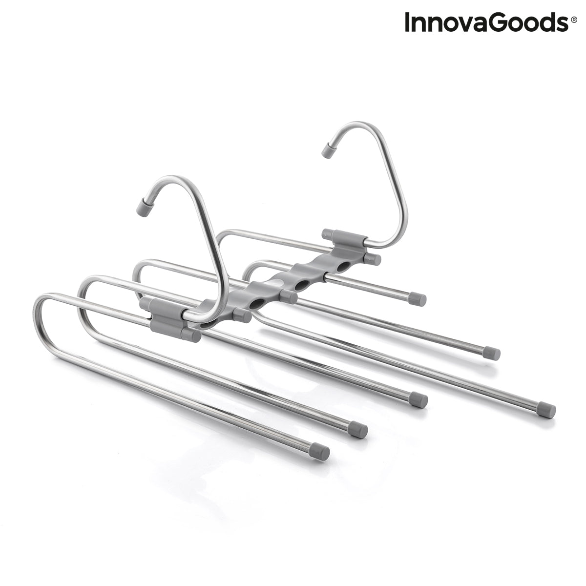 InnovaGoods Havser 5-in-1-Hosenbügel mit beweglichen Stangen