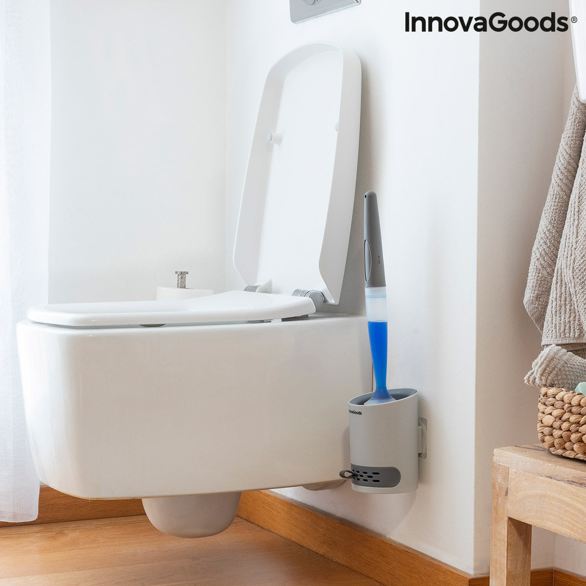 WC-Bürste mit Reinigungsmittelspender Bruilet InnovaGoods