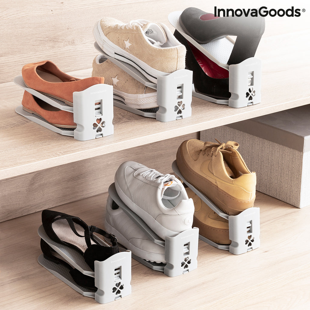 Verstellbarer Schuhorganizer Sholzzer InnovaGoods 6er-Set