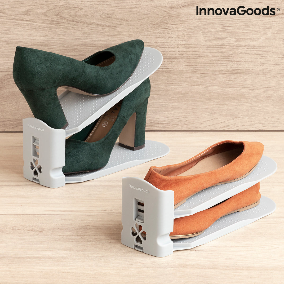 Verstellbarer Schuhorganizer Sholzzer InnovaGoods 6er-Set