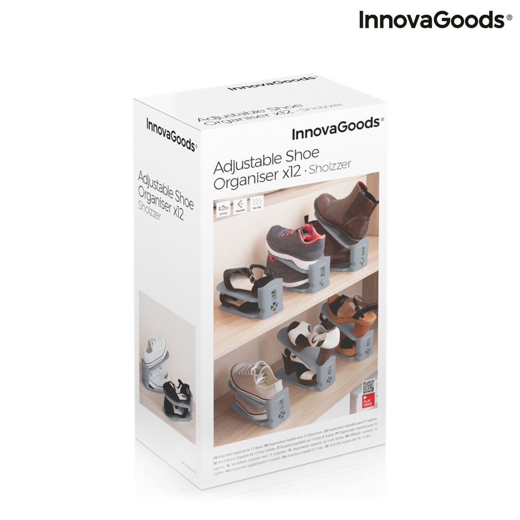 Verstellbarer Schuhorganizer Sholzzer InnovaGoods 6er-Set