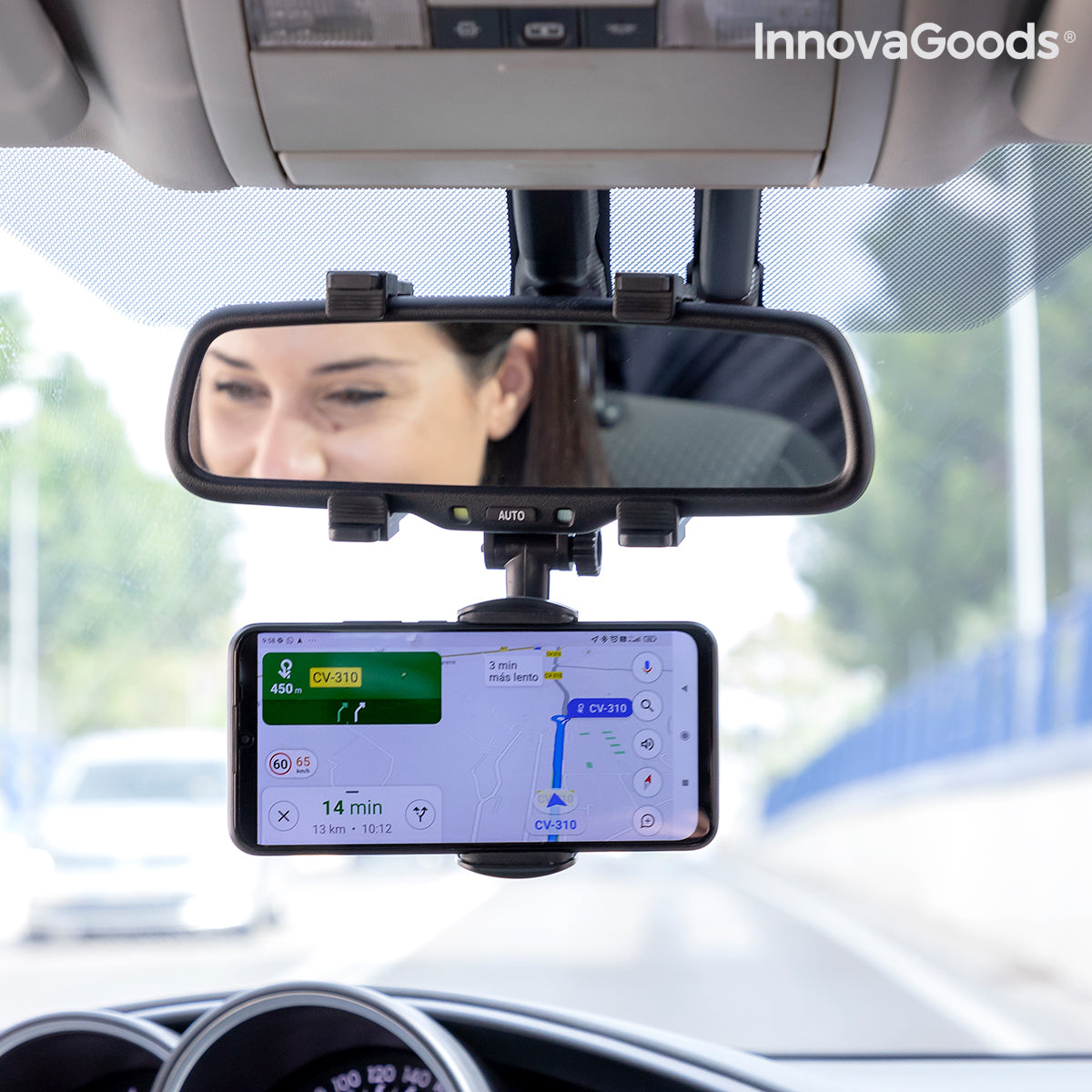 Smartphone-Halterung für Rückspiegel Stropp InnovaGoods