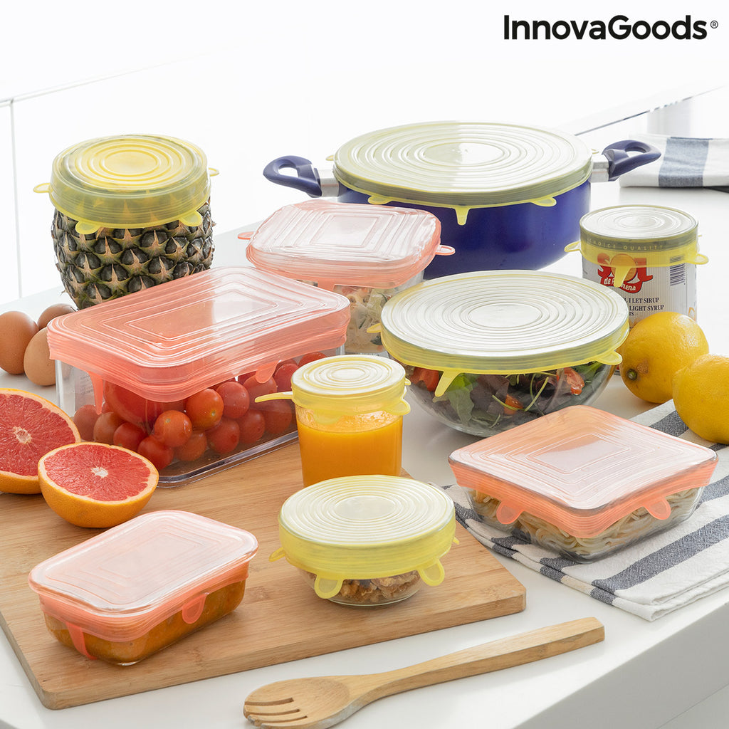 10er-Set Wiederverwendbare Verstellbare Küchendeckel Lilyd InnovaGoods