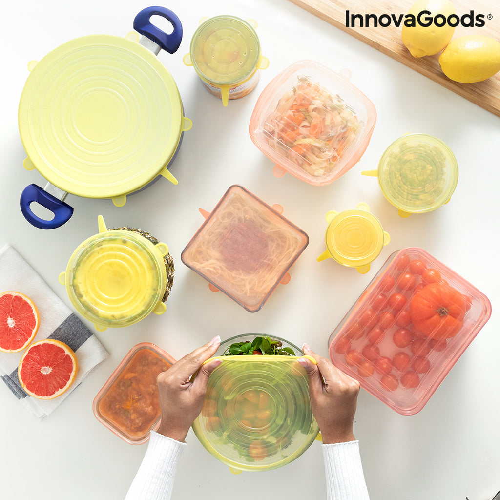 10er-Set Wiederverwendbare Verstellbare Küchendeckel Lilyd InnovaGoods