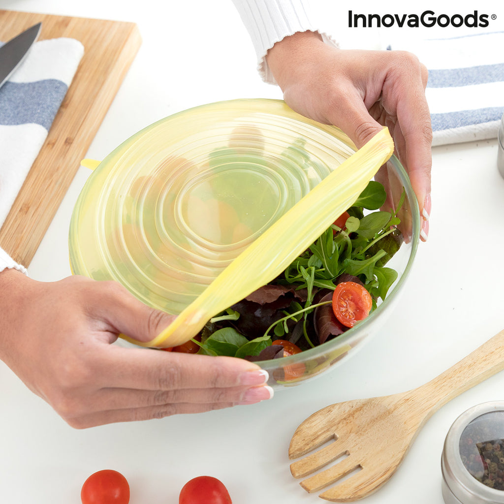 10er-Set Wiederverwendbare Verstellbare Küchendeckel Lilyd InnovaGoods