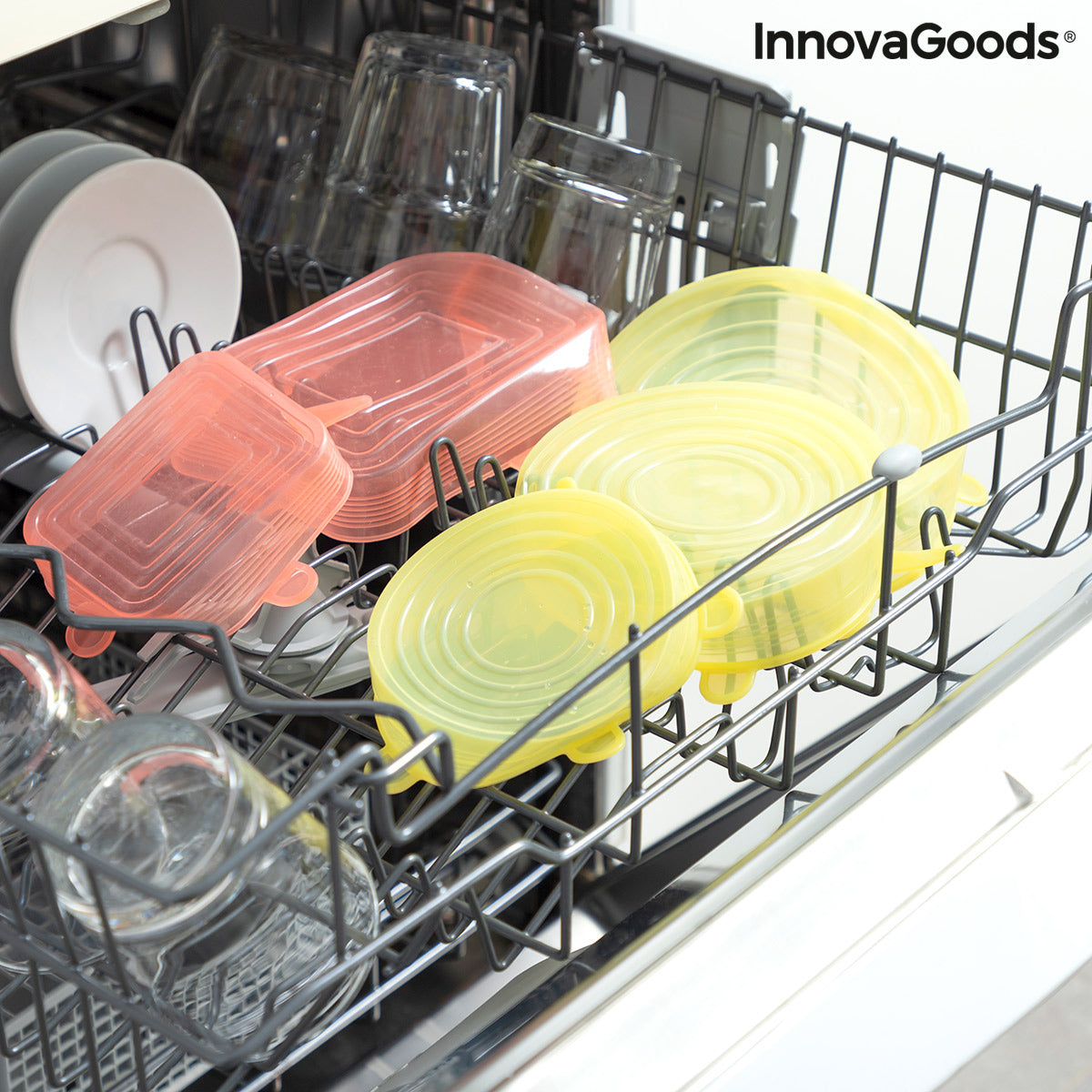 10er-Set Wiederverwendbare Verstellbare Küchendeckel Lilyd InnovaGoods