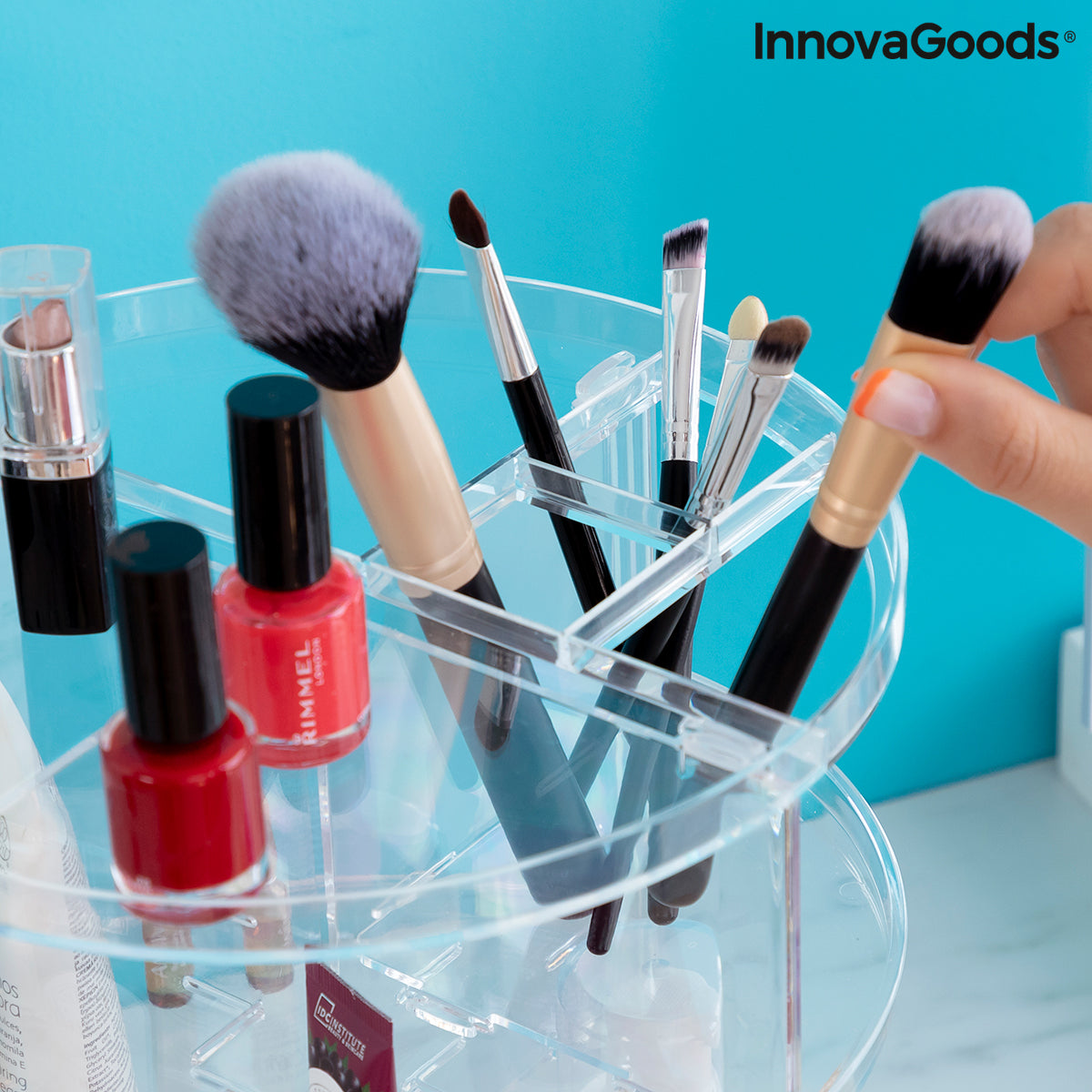 Drehbarer Make-up-Organizer Rolkup InnovaGoods