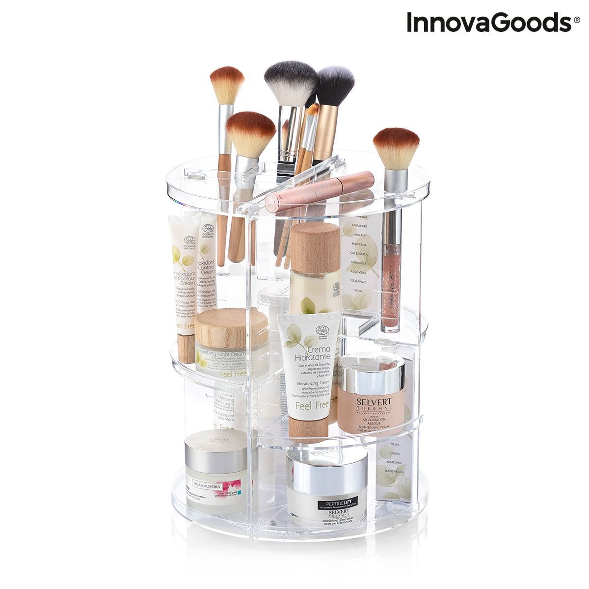 Drehbarer Make-up-Organizer Rolkup InnovaGoods