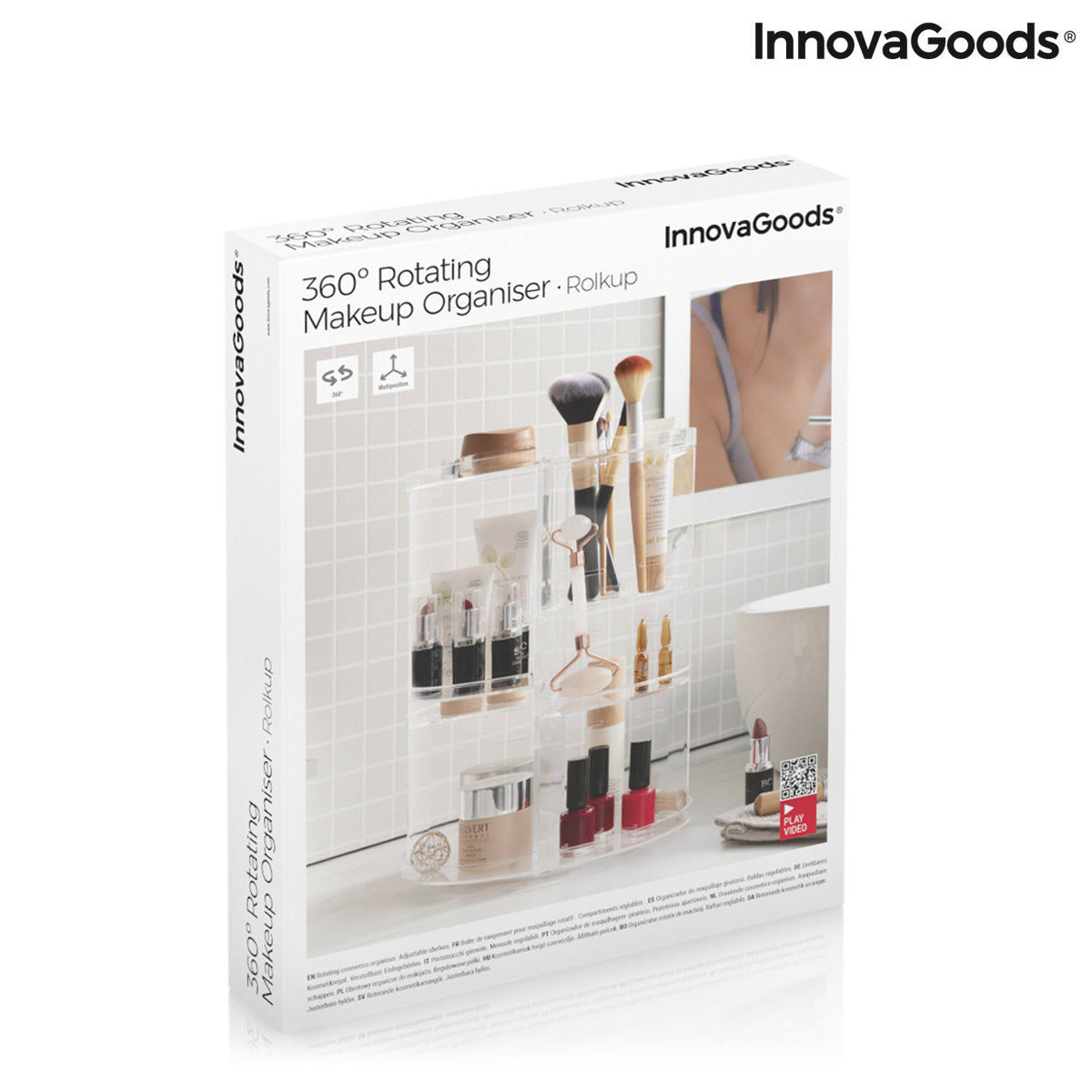 Drehbarer Make-up-Organizer Rolkup InnovaGoods