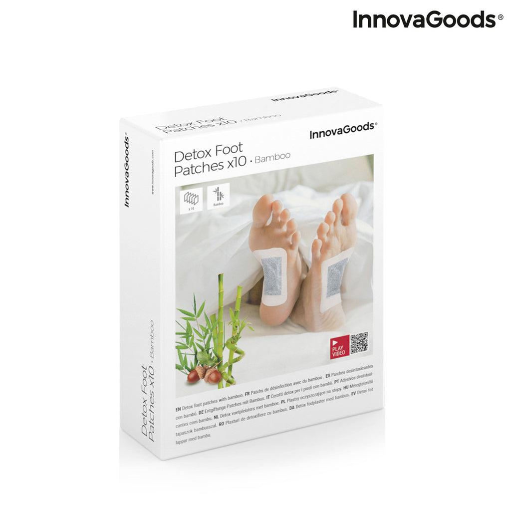 Detox-Fußpflaster Bambus InnovaGoods 10 Stück