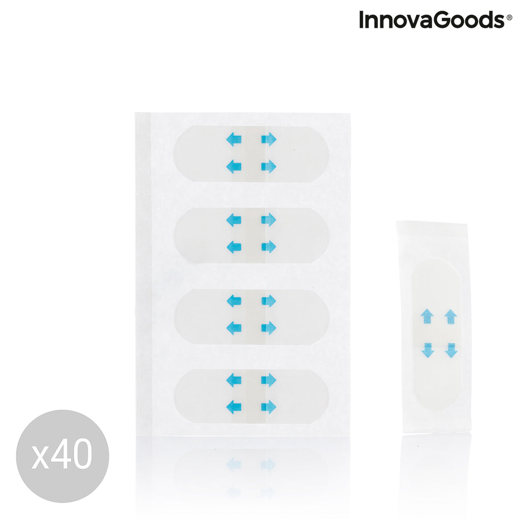 Unsichtbare Gesichtslifting-Pflaster Liftrik InnovaGoods 40 Stück