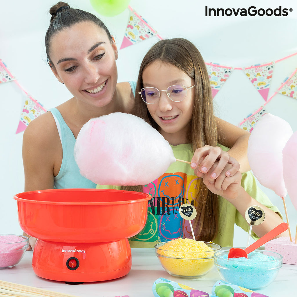 InnovaGoods Cantty Zuckerwattemaschine mit Zubehör – 450 W