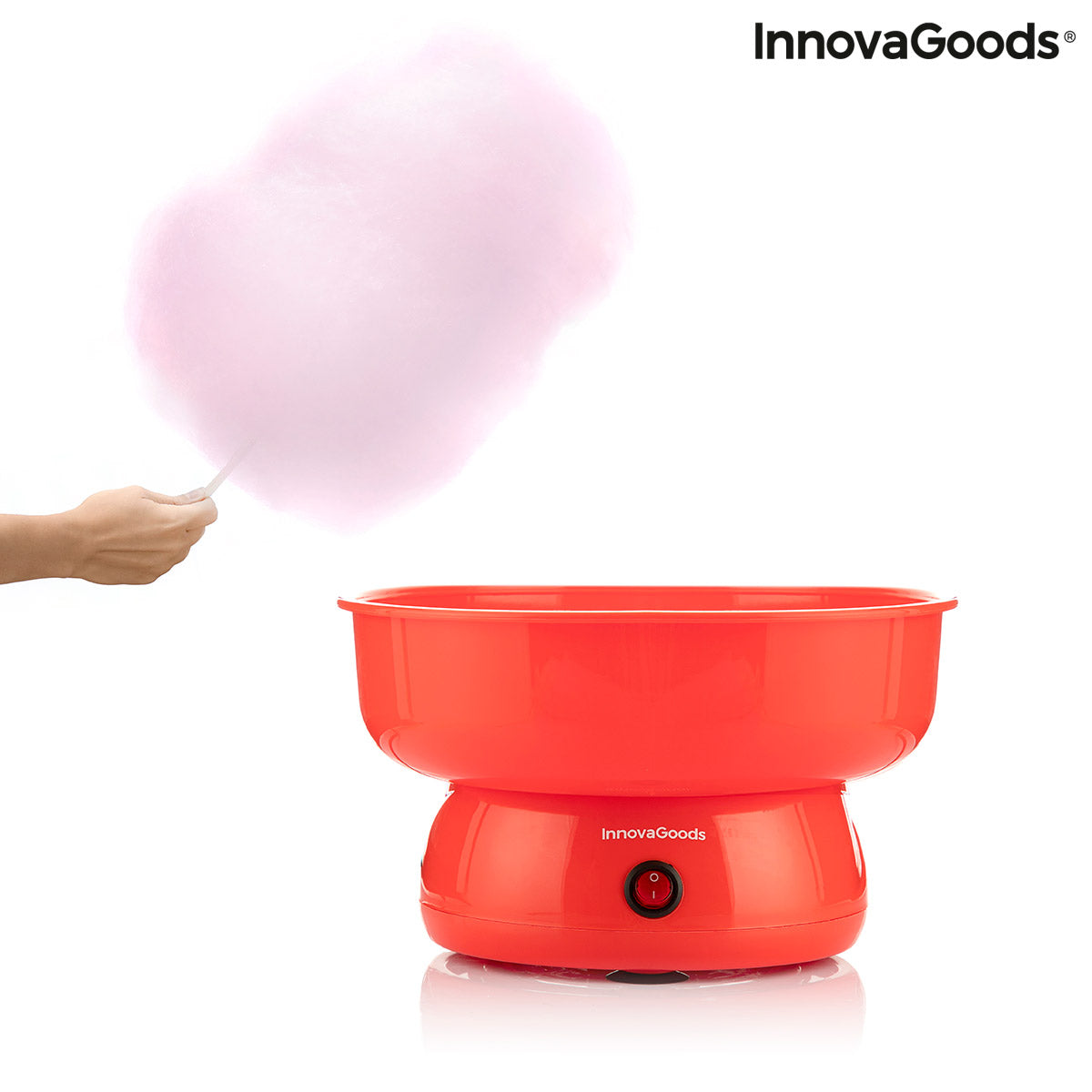 InnovaGoods Cantty Zuckerwattemaschine mit Zubehör – 450 W