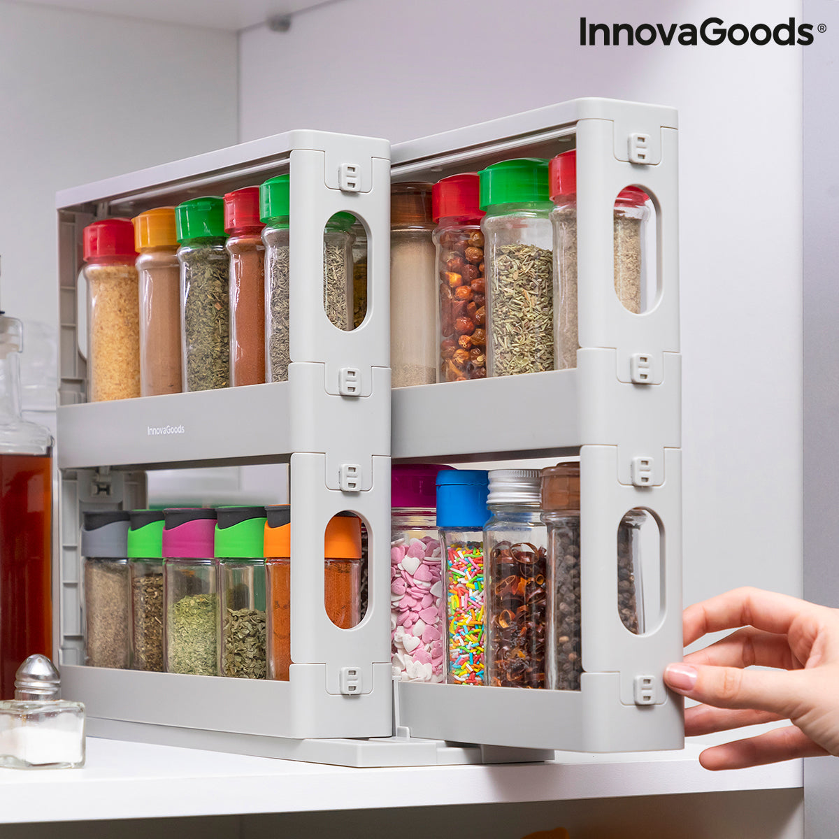 Schiebe- und Schwenkbarer Gewürzorganizer Rispick InnovaGoods