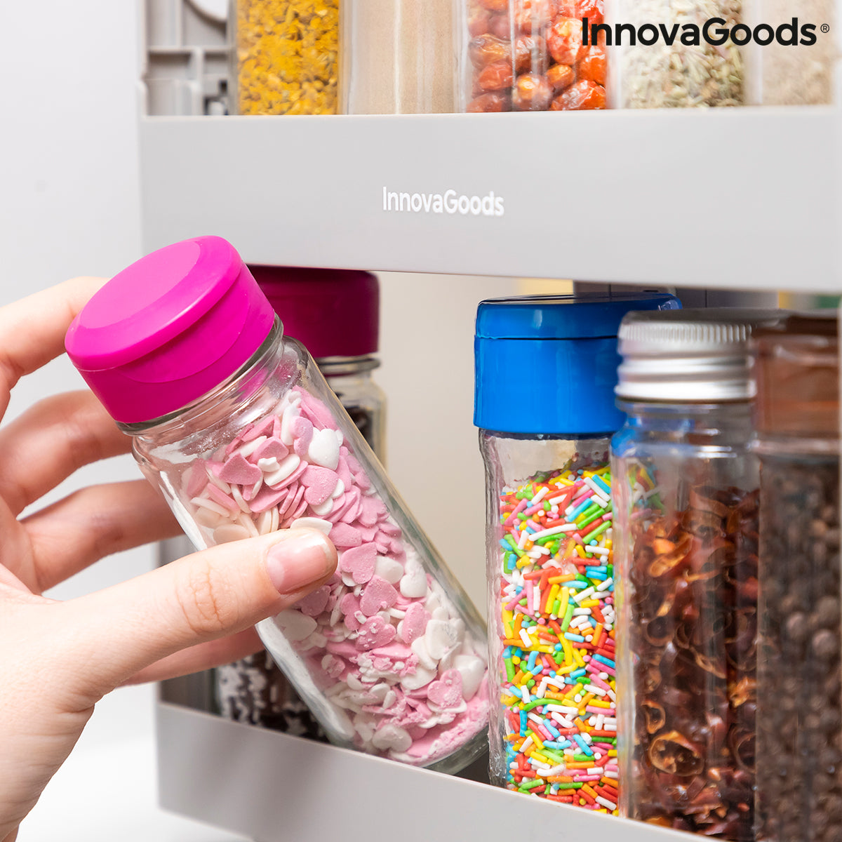 Schiebe- und Schwenkbarer Gewürzorganizer Rispick InnovaGoods