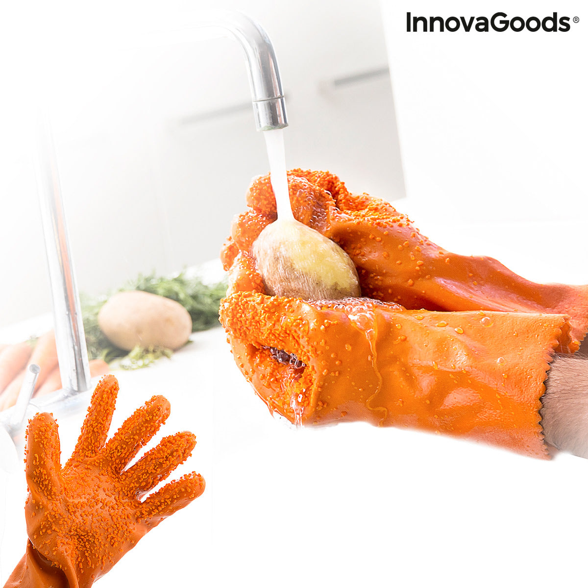Obst- und Gemüse-Reinigungshandschuhe Glinis InnovaGoods