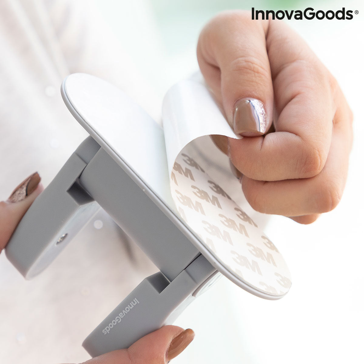 Türgriff-Sicherheitsschloss Dlooky InnovaGoods 2er-Set Grau